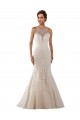 Lace Sweetheart Mermaid Ivory Bridal Gown Derby