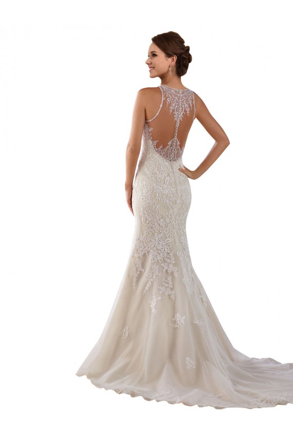 Lace Sweetheart Mermaid Ivory Bridal Gown Derby