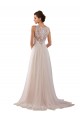 Tulle & Lace High Neck A-Line Ivory Boho Wedding Dress Derby