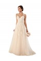Tulle & Lace Sweetheart A-Line Ivory Wedding Dress Derby