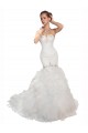 Tulle Sweetheart Mermaid White Wedding Dress Derby