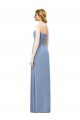 Chiffon Strapless A-Line Dusty Blue Formal Dresses / Bridesmaid Dresses Derby