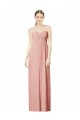 Soft Chiffon Sweetheart A-Line Bliss Pink Bridesmaid Dress Derby