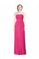 Soft Chiffon Strapless A-Line Azalea Bridesmaid Dress Derby