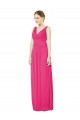 Soft Chiffon V-Neck V-Back A-Line Azalea Bridesmaid Dress Derby