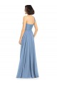 Soft Chiffon One Shoulder A-Line Dusty Blue Formal Dress / Bridesmaid Dress Derby