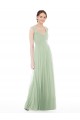 Soft Chiffon Sweetheart A-Line Sage Formal Dress / Bridesmaid Dress Derby