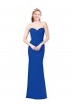 Chiffon Sweetheart A-Line Royal Blue Bridesmaid Dress / Evening Gowns Derby