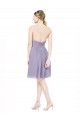 Soft Chiffon Sweetheart A-Line Burgundy Bridesmaid Dress Derby