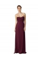 Soft Chiffon Sweetheart A-Line Grape Bridesmaid Dress / Formal Dress Derby
