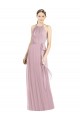 Soft Chiffon Halter Neck A-Line Primrose Bridesmaid Dress Derby