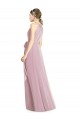 Soft Chiffon Halter Neck A-Line Primrose Bridesmaid Dress Derby