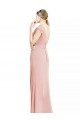 Soft Chiffon High Neck Mermaid Bliss Pink Formal Dress / Bridesmaid Dress Derby