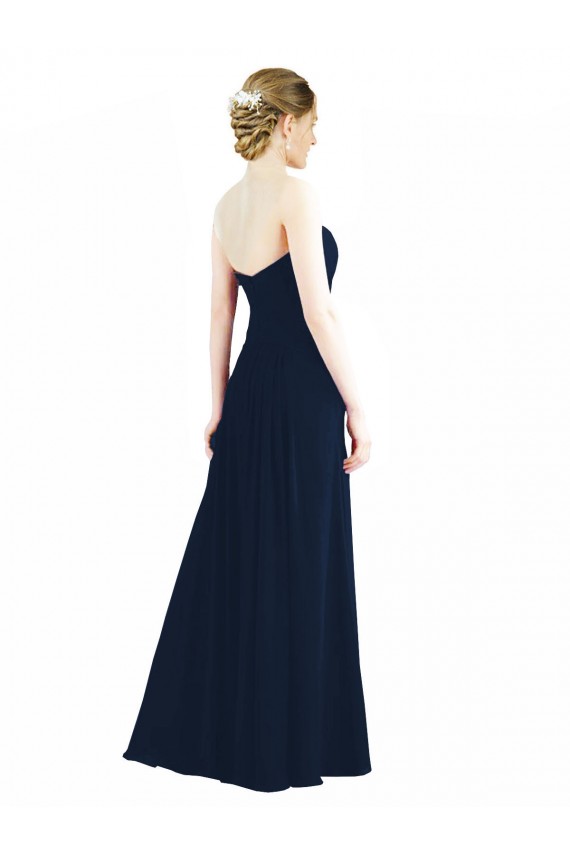 Soft Chiffon Sweetheart A-Line Smoke Green Bridesmaid Dress Derby