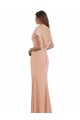 Soft Chiffon High Neck Low Back Mermaid Bliss Pink Prom Dress / Bridesmaid Dress Derby
