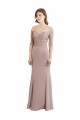 Soft Chiffon & Lace High Neck Keyhole Back Mermaid Bridesmaid Dress Derby