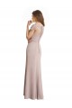 Soft Chiffon & Lace High Neck Mermaid Formal Dress / Bridesmaid Dress Derby