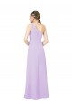 Soft Chiffon One Shoulder Sheath Lilac Formal Evening Gown / Bridesmaid Dress Derby