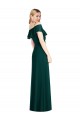 Soft Chiffon Sweetheart Trumpet Ever Green Semi Formal Evening Dress / Bridesmaid Dress Derby