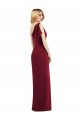 Soft Chiffon One Shoulder Trumpet Olive Green Bridesmaid Dress Derby