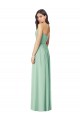 Soft Chiffon Strapless Trumpet Mint Green Bridesmaid Dress Derby