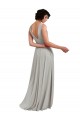 Soft Chiffon V-Neck A-Line Light Sky Blue Bridesmaid Dresses Derby