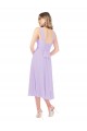 Soft Chiffon Sweetheart A-Line Lilac High Low Bridesmaid Dress Derby