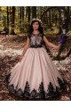 Satin & Lace Sweetheart Ball Gown Ivory Flower Girl Dress for Wedding Derby
