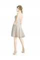 Lace Strapless A-Line Ivory,Champagne Bridesmaid Dress Derby