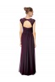 Soft Chiffon & Lace Sweetheart Keyhole Back A-Line Grape Formal Dress / Bridesmaid Dress Derby