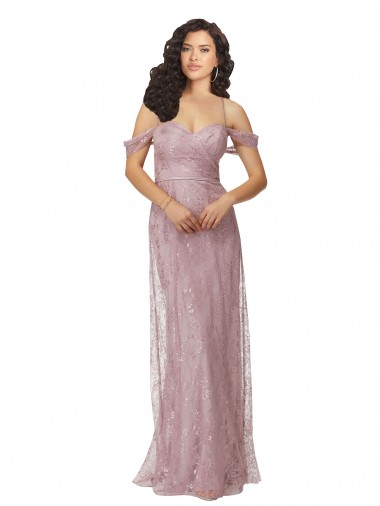 Lace Sweetheart Keyhole Back A-Line Bridesmaid Dress Derby