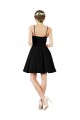 Satin Halter Neck Open Back A-Line Dark Navy Bridesmaid Gown Derby