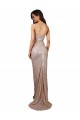 Sequin Scoop Neck Low Back Mermaid Champagne Formal Evening Gown / Prom Dress / Bridesmaid Dress Derby