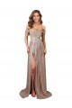 Sequin Strapless A-Line Champagne Formal Evening Gown / Prom Dress / Bridesmaid Dress Derby