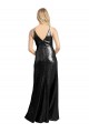 Sequin V-Neck V-Back A-Line Black Formal Evening Gown / Prom Dress / Bridesmaid Dress Derby
