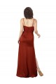 Silk like Satin Square Neck Low Back A-Line Red Formal Evening Gown / Prom Dress / Bridesmaid Dress Derby