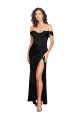 Silk like Satin Sweetheart Low Back A-Line Black Black Tie Evening Gown / Prom Dress / Bridesmaid Dress Derby
