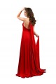 Spandex Halter Neck Open Back A-Line Red Formal Evening Gown / Prom Dress / Bridesmaid Dress Derby