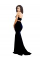 Stretch Crepe High Neck Low Back Mermaid Black Formal Evening Gown / Prom Dress / Bridesmaid Dress Derby