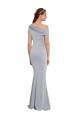 Stretch Crepe One Shoulder Mermaid Grey Formal Dress / Bridesmaid Dress Derby
