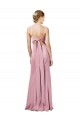 Stretch Crepe Square Neck Long Sheath Black Formal Evening Gown / Prom Dress / Bridesmaid Dress Derby