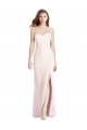 Stretch Crepe Strapless Low Back Trumpet Pink Semi Formal Evening Dress / Prom Dress / Bridesmaid Dress Derby