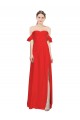 Stretch Crepe Sweetheart A-Line Red Formal Evening Gown / Prom Dress / Bridesmaid Dress Derby