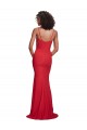 Stretch Crepe Spaghetti Straps Mermaid Red Bridesmaid Dress / Evening Dress Derby