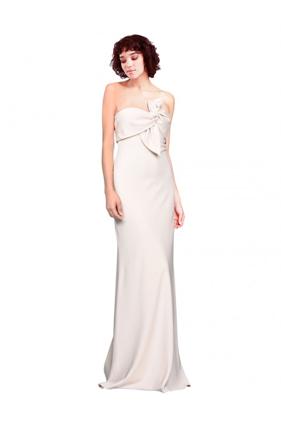 Stretch Crepe Strapless Mermaid Prom Dress / Bridesmaid Dress Derby
