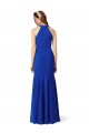Stretch Crepe V-Neck Mermaid Royal Blue Formal Evening Gown / Prom Dress / Bridesmaid Dress Derby