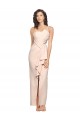 Stretch Crepe Strapless Low Back Sheath Nude Semi Formal Evening Dress / Prom Dress / Bridesmaid Dress Derby