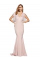 Stretch Crepe & Tulle Sweetheart Low Back Sheath Mauve Formal Dress / Bridesmaid Dress Derby