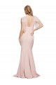 Stretch Crepe & Tulle Sweetheart Low Back Sheath Mauve Formal Dress / Bridesmaid Dress Derby