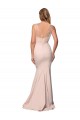 Stretch Crepe & Tulle Sweetheart Low Back Sheath Nude Formal Evening Gown / Prom Dress / Bridesmaid Dress Derby